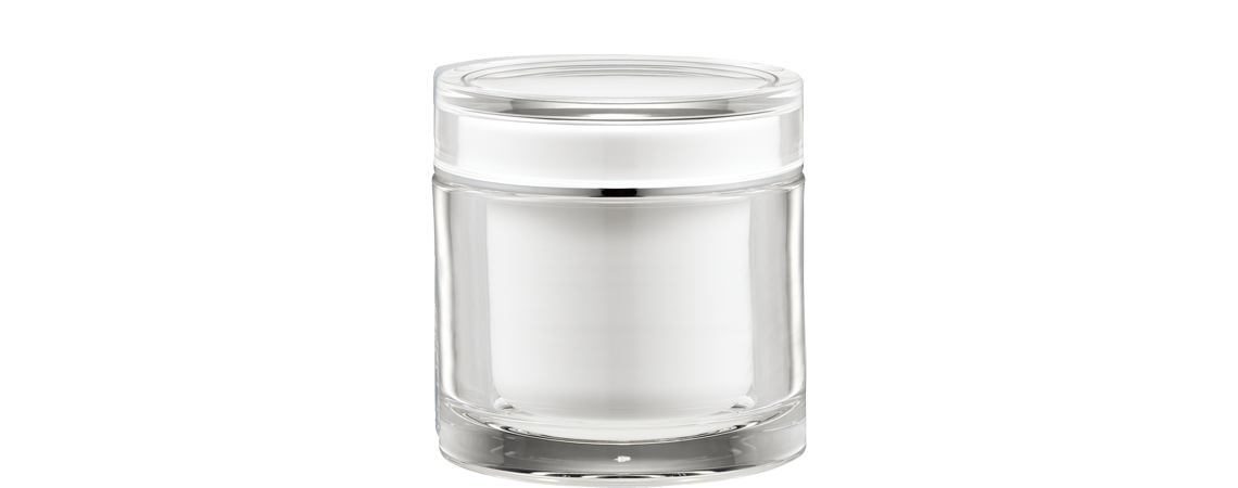 Acrylic Round Cream Jar 200ml - CD-200 Fairy Land
